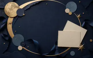 Preview of the Moonlit Devotion invitation template