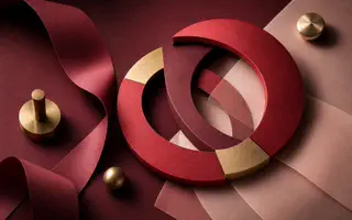 Preview of the Ruby Modern invitation template