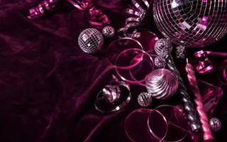 Preview of the Disco After Dark invitation template