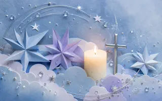 Preview of the Celestial Blessing invitation template
