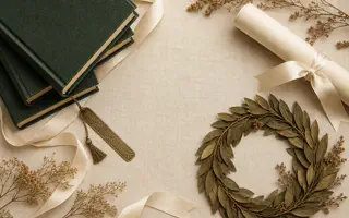 Preview of the Scholarly Botanical invitation template